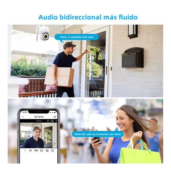 Camara de Seguridad WIFI Uso Exterior  36 Leds 2mpx