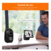 Camara De Seguridad WIFI 2.4 Y 5g 1080p Compatible Con Alexa Google Negro