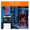 Camara De Seguridad WIFI 2.4 Y 5g 1080p Compatible Con Alexa Google Negro