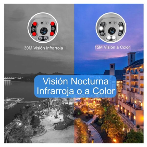 Camara WIFI PTZ Para Exteriores 2mpx FullHD Celular o PC