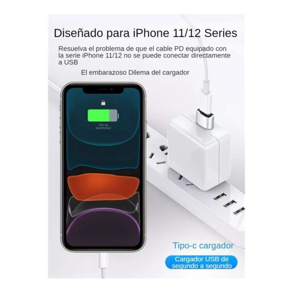 Adaptador OTG de USB Tipo C a USB Tipo A Celular Laptop