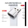 Adaptador OTG de USB Tipo C a USB Tipo A Celular Laptop