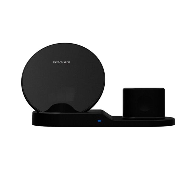 3 En 1 Cargador Inalambrico Compatible Con Samsung Xiaomi Motorola iPhone iWatch AirPods