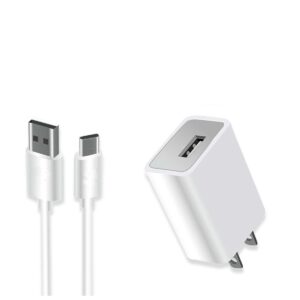 Combo Cable y Cargador 5V 2A Usb Tipo C