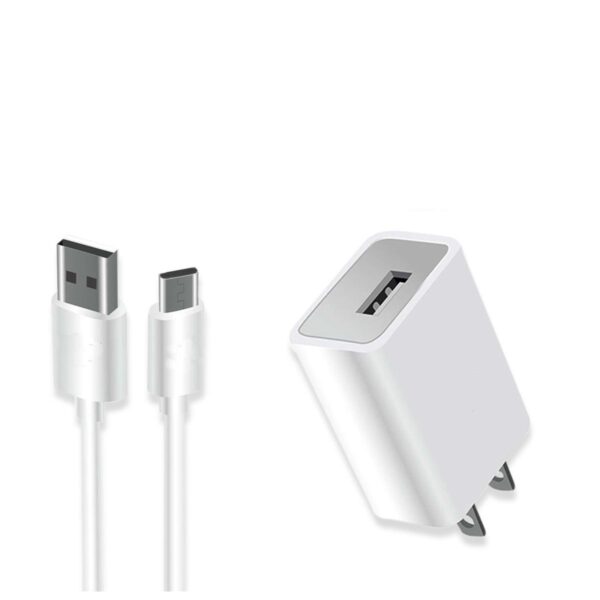 Combo Cable y Cargador 5V 2A Usb Tipo C