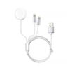 Cable De Usb Lightning 3 En 1 Compatible Con Iwatch series 1-7 Iphone