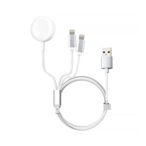 Cable De Usb Lightning 3 En 1 Compatible Con Iwatch series 1-7 Iphone