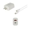 Combo Cable Tipo C Y Cargador 30W 2Puertos