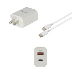 Combo Cable Tipo C Y Cargador 30W 2Puertos