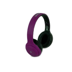 Perfect Choice Audífonos con Micrófono  Bluetooth Inalámbrico USB Morado