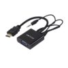 Adaptador De Hdmi A Vga Con Audio 1080p