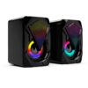 Bocinas Para Computadora Con Luz RGB Conexión USB y 3.5mm