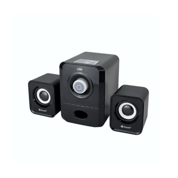 Bocinas Para Computadora 2.1 Canales Sonido Estereo Conexion USB y 3.5mm