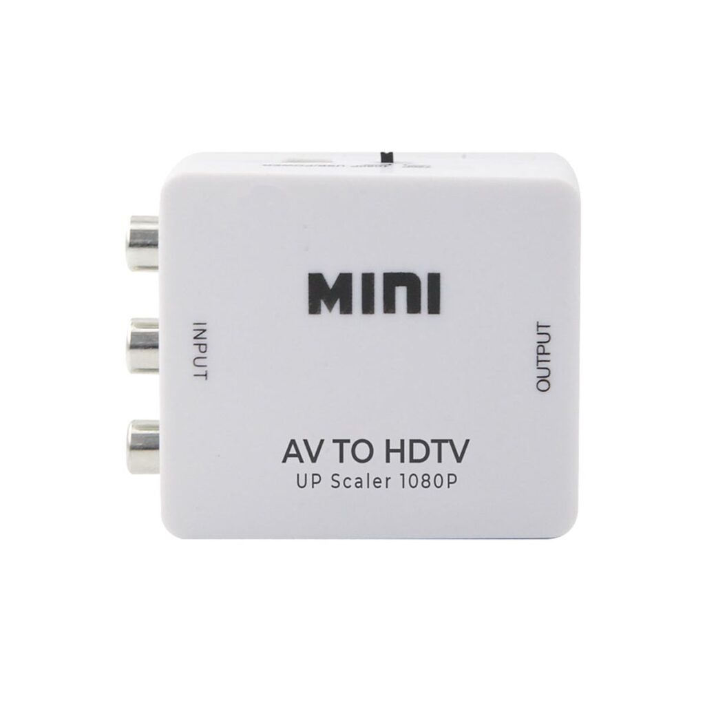 Adaptador Convertidor de Audio y Video RCA a HDMI 1080p