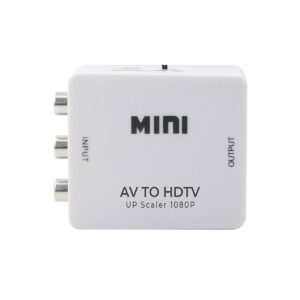 Adaptador Convertidor de Audio y Video RCA a HDMI 1080p