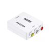 Adaptador Convertidor de Audio y Video RCA a VGA 1080p
