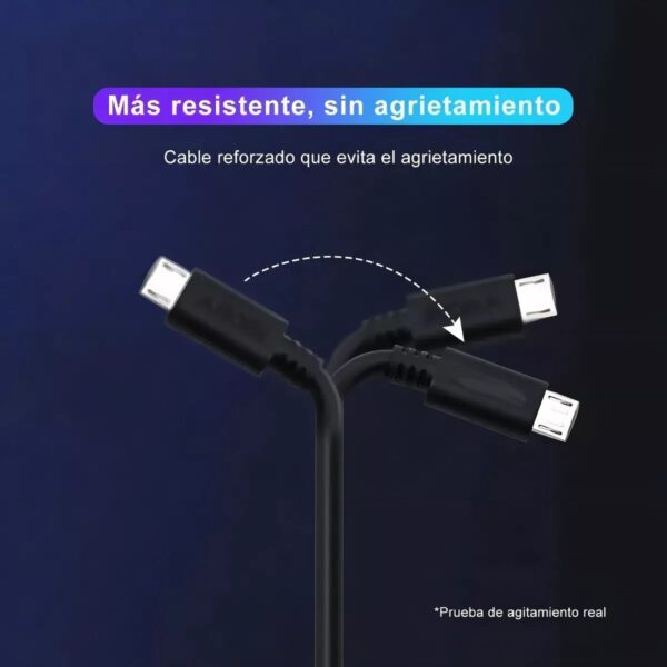 Cable Micro USB de Carga y Datos 1mt