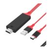 Cable Adaptador De Usb Tipo C A Hdmi Compatible Con Celulares Pc Mac