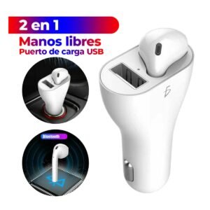 Cargador Y Manos Libres Bt Para Auto