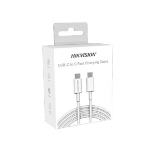 Hikvision Cable USB-C a USB-C 1 Metro Ideal para Celulares Android Carga Rápida 3 Amp Carga y Sincronización de Datos 480 Mbps 60 Watts