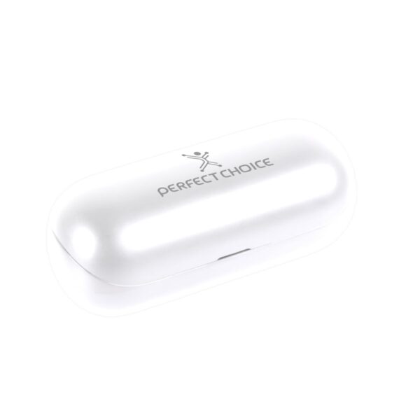 Perfect Choice Audífonos Intrauriculares con Micrófono TWS Hubble, Inalámbrico, Bluetooth, Blanco