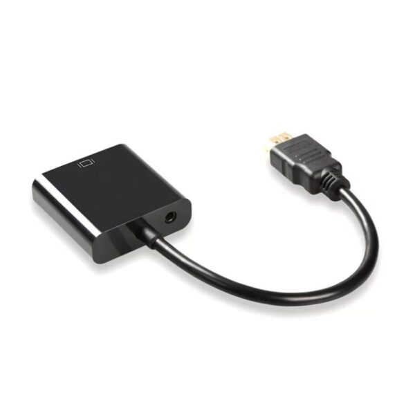 Adaptador De Hdmi A Vga Con Audio 1080p