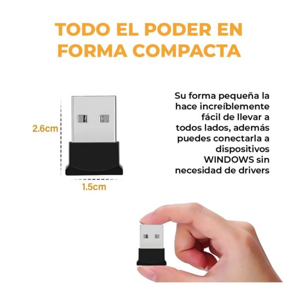 Adaptador Bluetooth Usb Para Computadora Pc Laptop Plug And Play