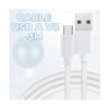 Cable de Carga y Datos Micro USB 3 metros