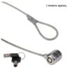 Candado de Seguridad Para Laptop Cable de Acero Inoxidable 1 mt