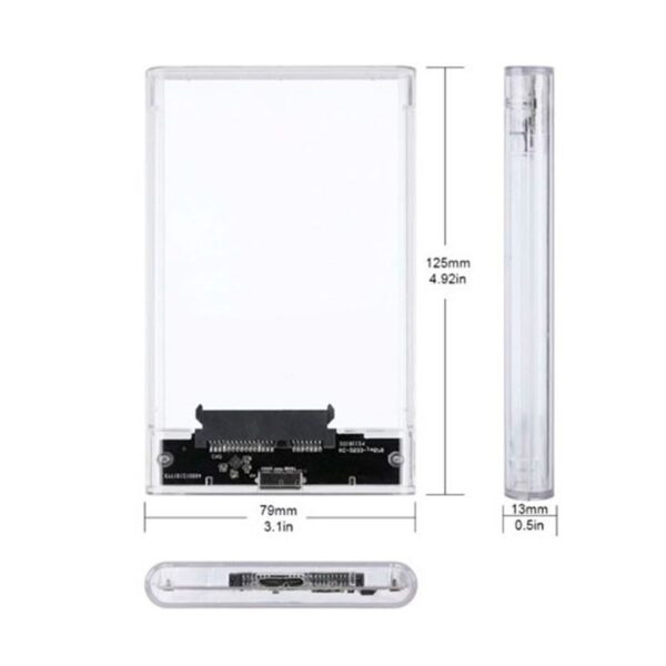 Gabinete Case Carcasa Para Disco Duro o Unidad de Estado Solido Sata 2.5 USB 3.0