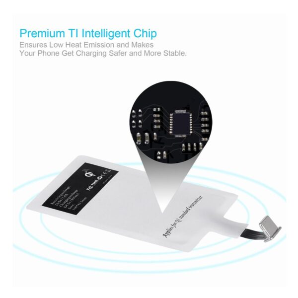 Receptor De Carga Inalambrica Qi Universal Interfaz Lightning Iphone