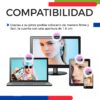 Miniaro Luz LED Recargable Para Celular