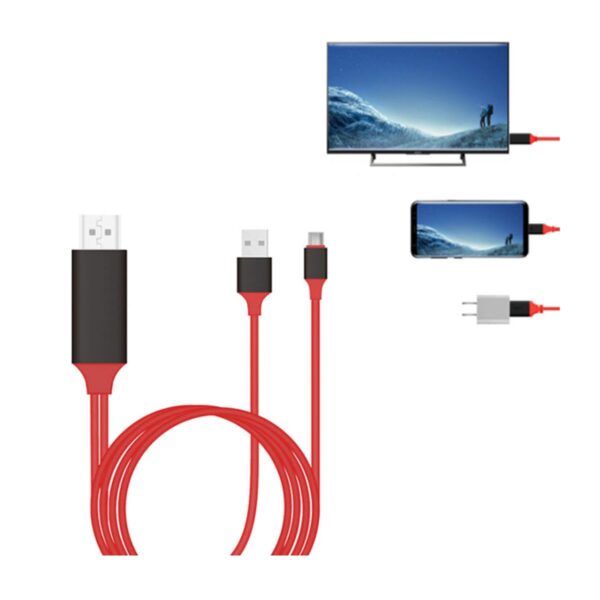 Cable Adaptador De Usb Tipo C A Hdmi Compatible Con Celulares Pc Mac