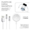 Cable De Usb Lightning 3 En 1 Compatible Con Iwatch series 1-7 Iphone