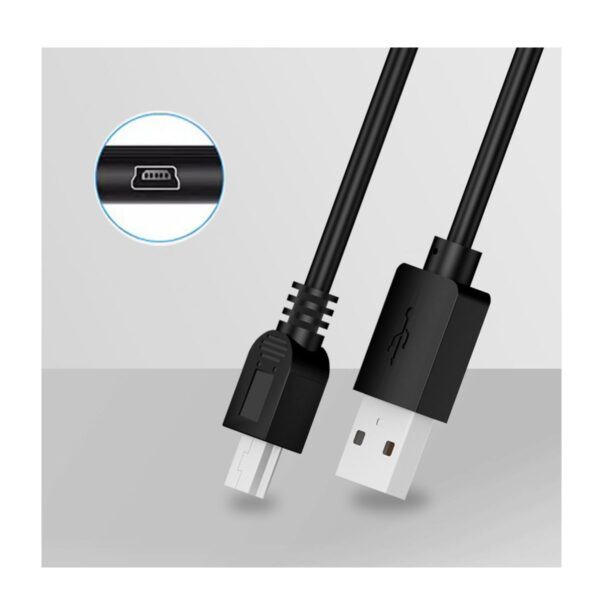 Cable Mini USB V3 a USB Transferencia De Datos 3 Metros