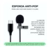 Microfono Alambrico Para Celular Android Conexion USB Tipo C