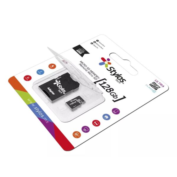 Stylos Memoria MicroSD Clase 10 128Gb Incluye Adaptador SD