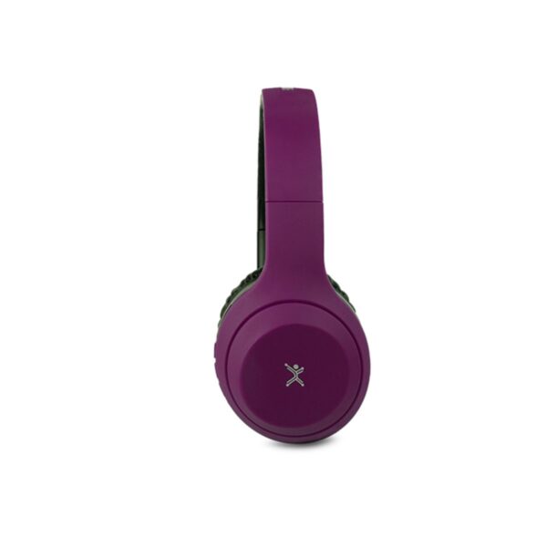 Perfect Choice Audífonos con Micrófono  Bluetooth Inalámbrico USB Morado
