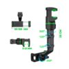 Soporte De Retrovisor Para Celular Giro 360