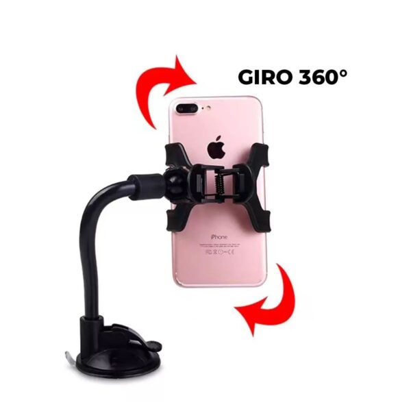 Soporte Universal De Succion Para Celular Parabrisas o Tablero Liso