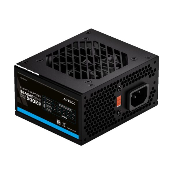 Acteck Fuente De Poder Acteck Blazar EVO FS500E Slim 500W ES-05002E