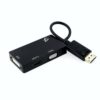 Adaptador 3 En 1 dE DisplayPort Macho a HDMI/DVI/VGA Hembra
