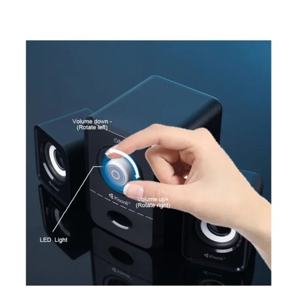 Bocinas Para Computadora 2.1 Canales Sonido Estereo Conexion USB y 3.5mm