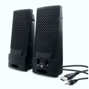 Bocinas De Escritorio Para Computadora Sonido Estereo Conexion USB y 3.5mm