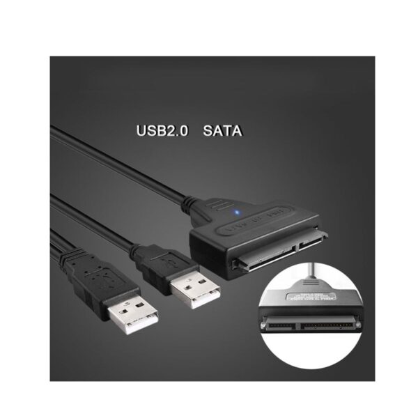 Adaptador de Disco Duro o Unidad de Estado Solido Sata 2.5mm a USB