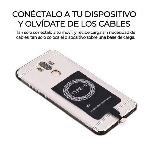 Receptor De Carga Inalambrica Qi Universal Interfaz Lightning Iphone