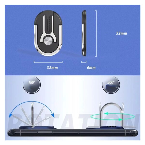 Soporte Adherible Multifuncion 360° Para Celular