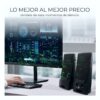 Bocinas De Escritorio Para Computadora Sonido Estereo Conexion USB y 3.5mm