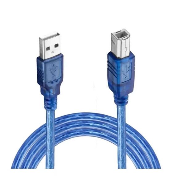 Cable para Impresora USB 2.0 A Macho - USB 2.0 B Macho 3 Metros