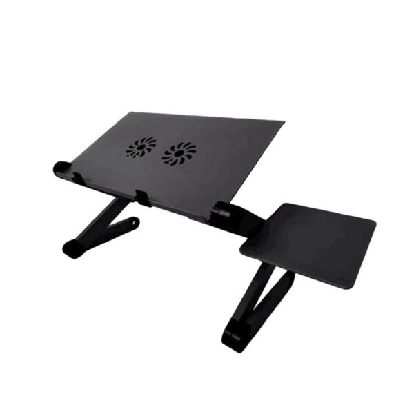Mesa Soporte para Laptop Reclinable y Ergonómica 2 Ventiladores y Soporte para Mouse
